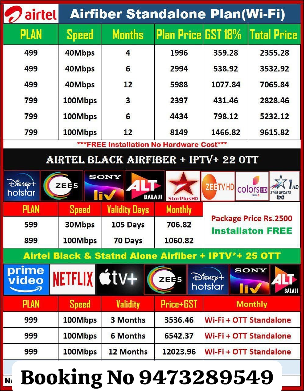 Airtel Xtream Fibre Udak.. - Ask About Madhepura