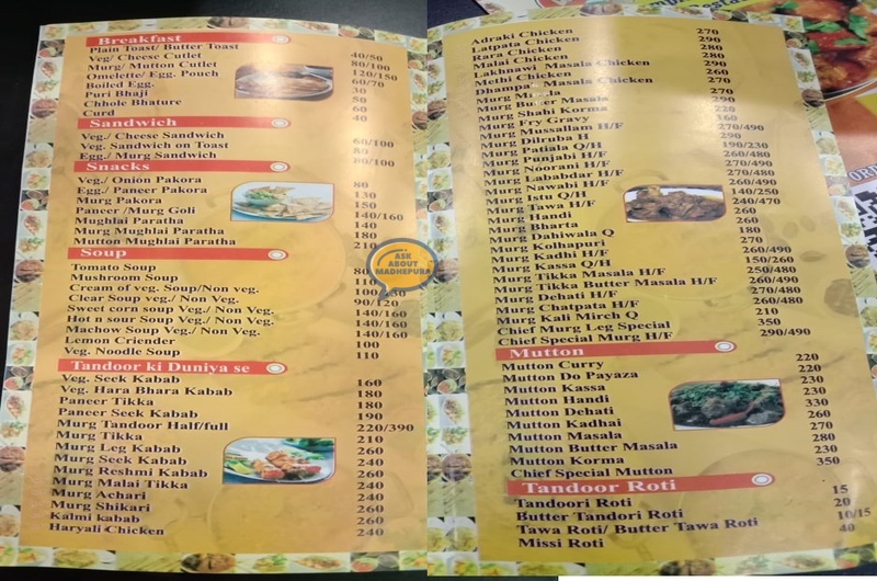 CHOWKA RESTURANT - Ask About Madhepura